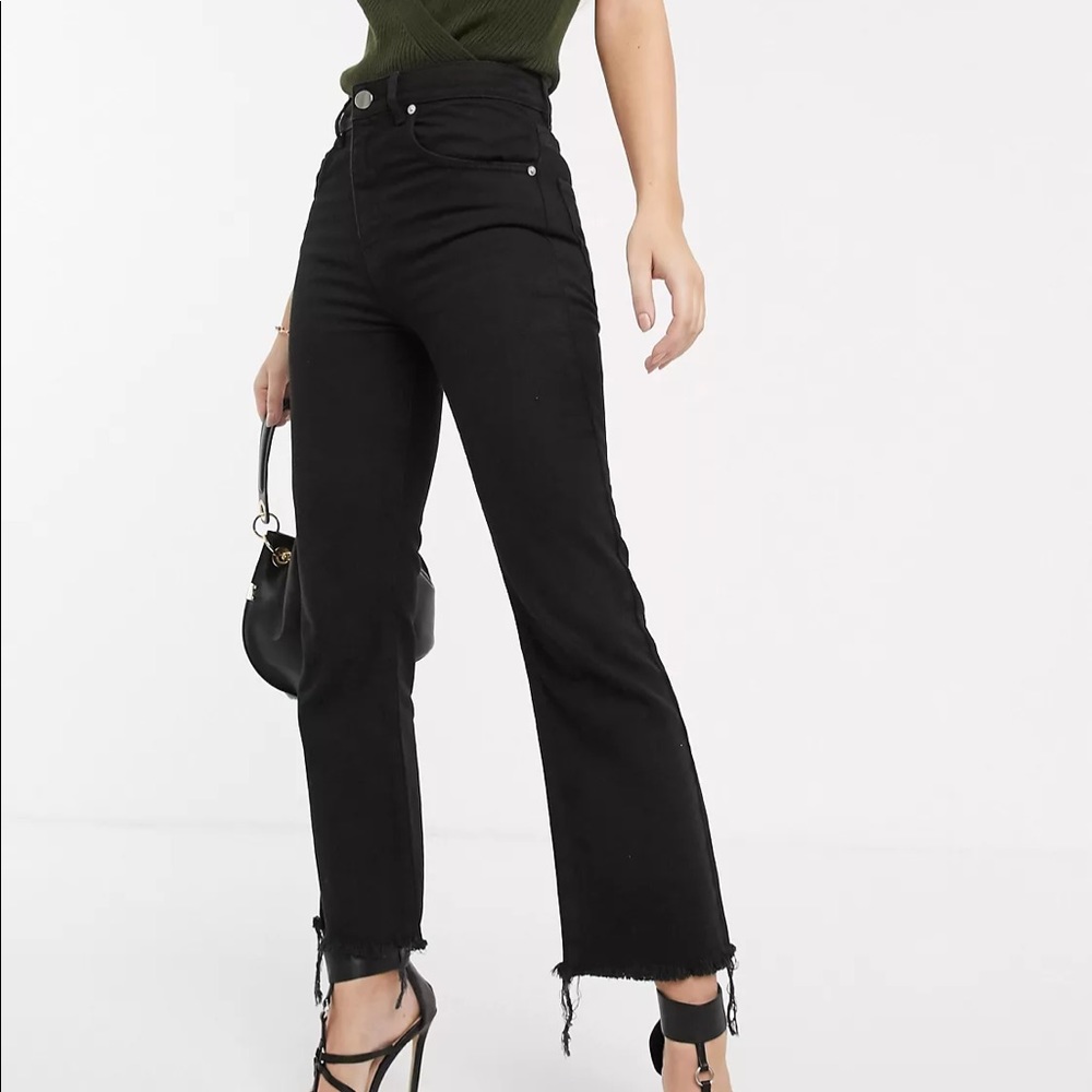 ASOS DESIGN Egerton rigid cropped flare jeans